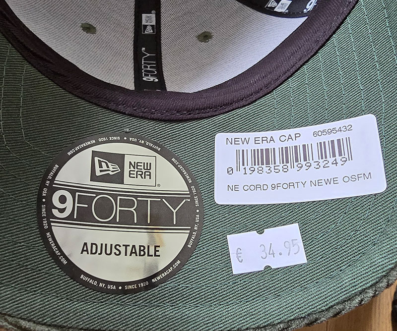 NEW ERA 9FORTY green velvet
