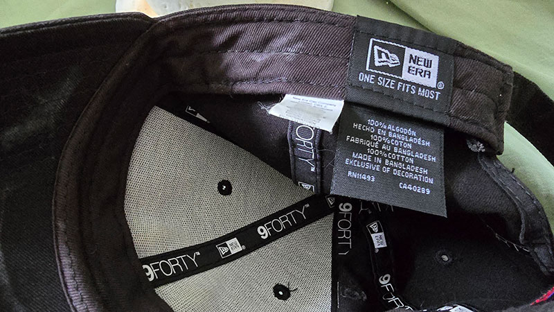 NY NEW ERA 9FORTY black jeans