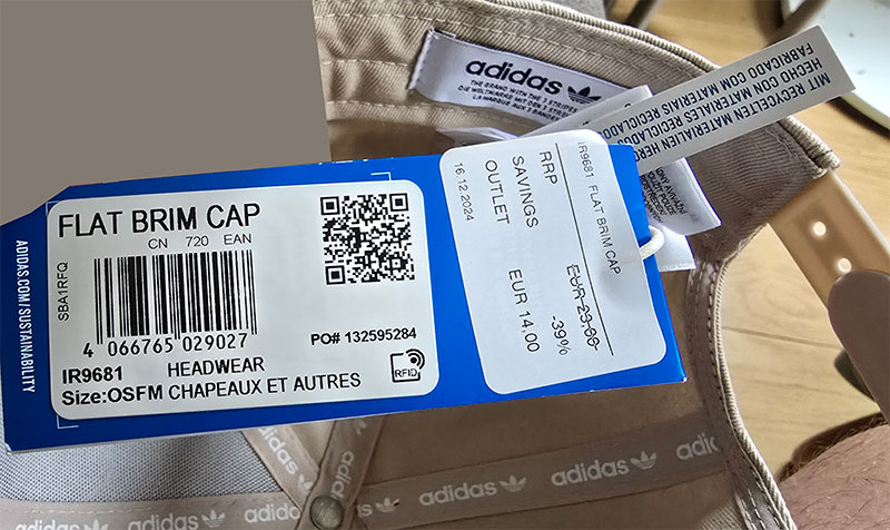 FLAT BRIM CAP ADDIDAS