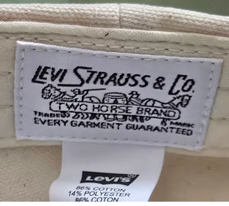 Levis Dad Graphic Cap S54 Ecru One Size