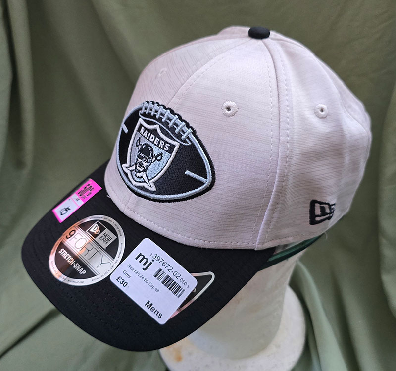 New NFL24 Bb Cap 99 Grey Mens