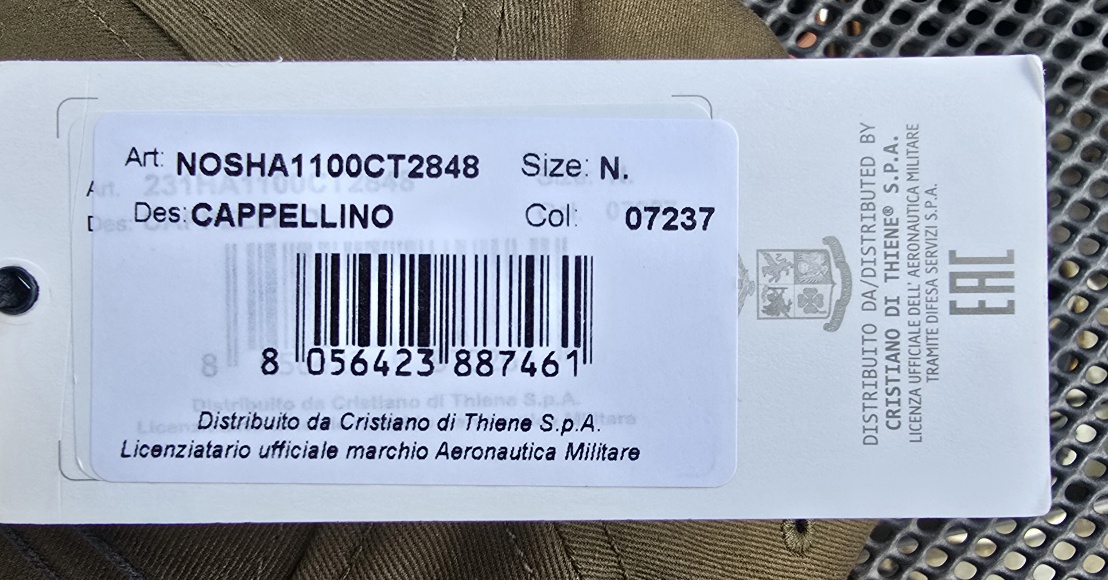 AERONAUTICA MILITARE green CAPELLINO