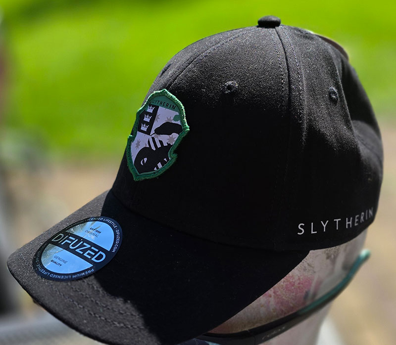 Harry Potter Slytherin Emblem Adjustable Boys Cap Black