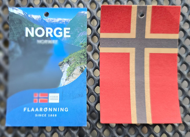 Flaaroning NORWAY red blue 