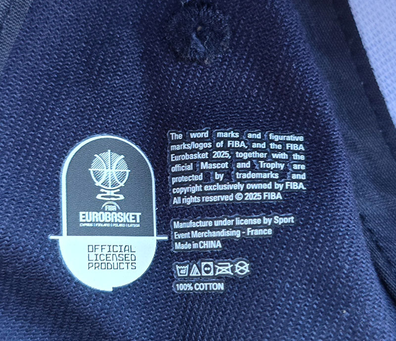 FIBA EUROBASKET 2025 blue