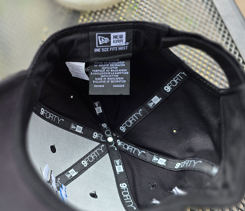 NEW ERA black 9FORTY Estonian flag