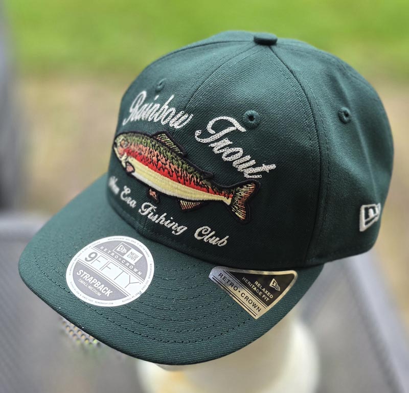RAINNBOW TROUT NEW ERA FISHING CLUB 9FIFTY green 