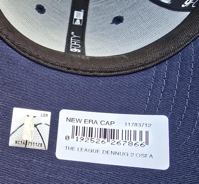 THE LEAGUE DENNUG 2OSFA NEW ERA CAP 9FORTHY  navy