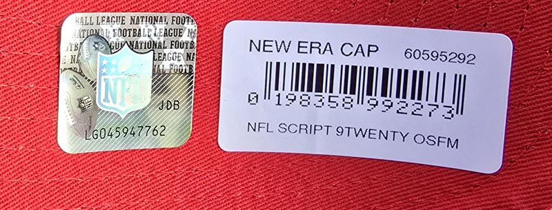 CHIEFS Kansas City NFL SCRIPT 9TWENTY OSFM red