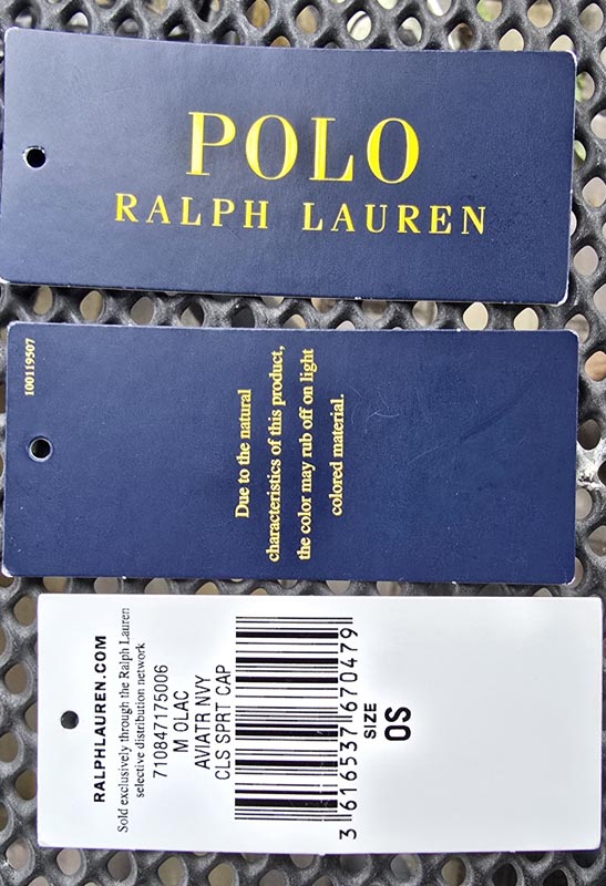 POLO Ralph Lauren navy velvet