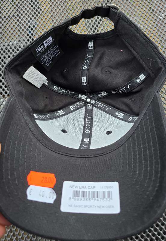 NEW ERA BASIC 9FORTY NEW OSFA RALLY Black