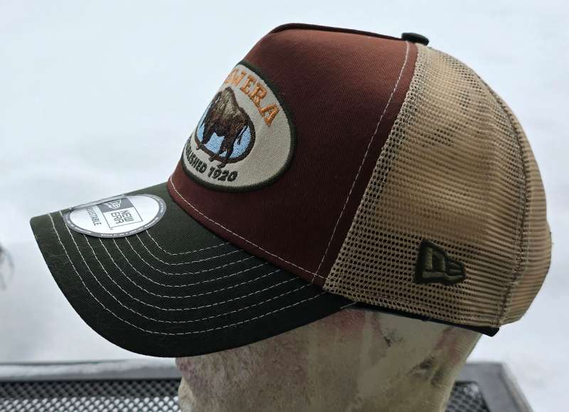 ANIMAL PATCH TRUCKE OSFM  NEW ERA brown green
