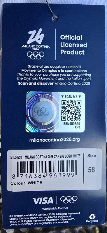 MIlano Cortina Olympic Games white