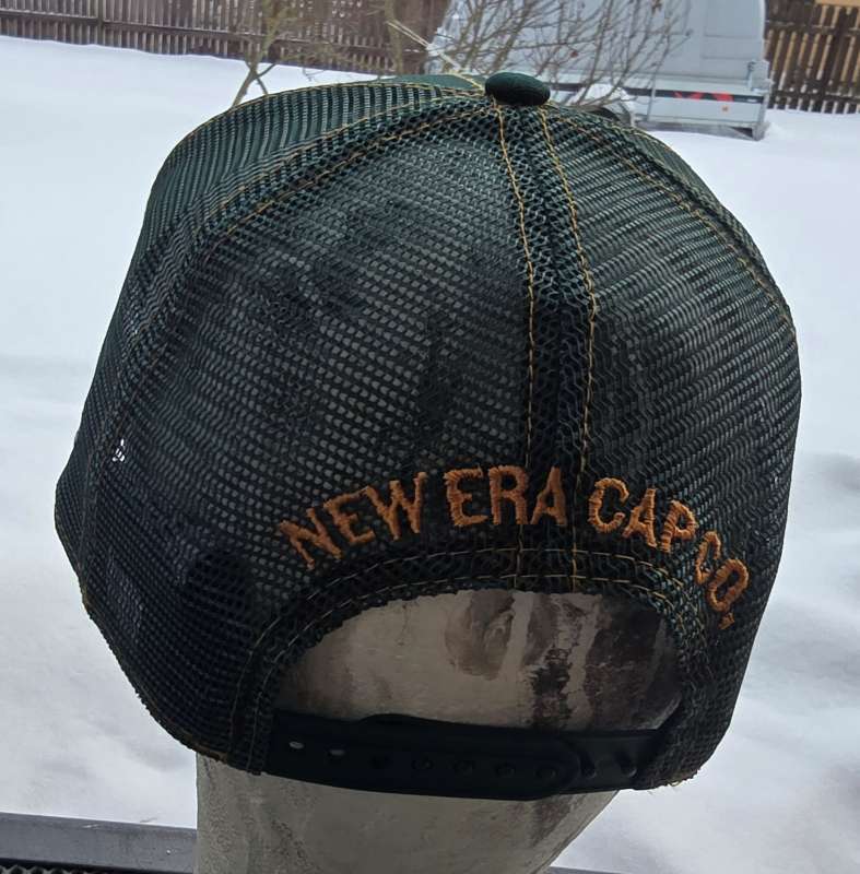 CAP & Claw SKI LODGE SHRED THE PEAKS New Era green