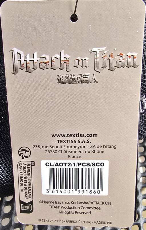 Attack On Titan green black CAPSLAB