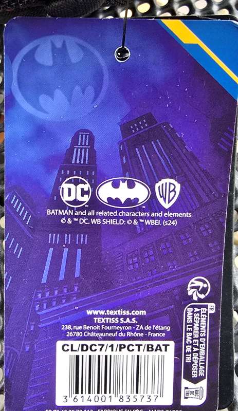 BATMAN DC  black 