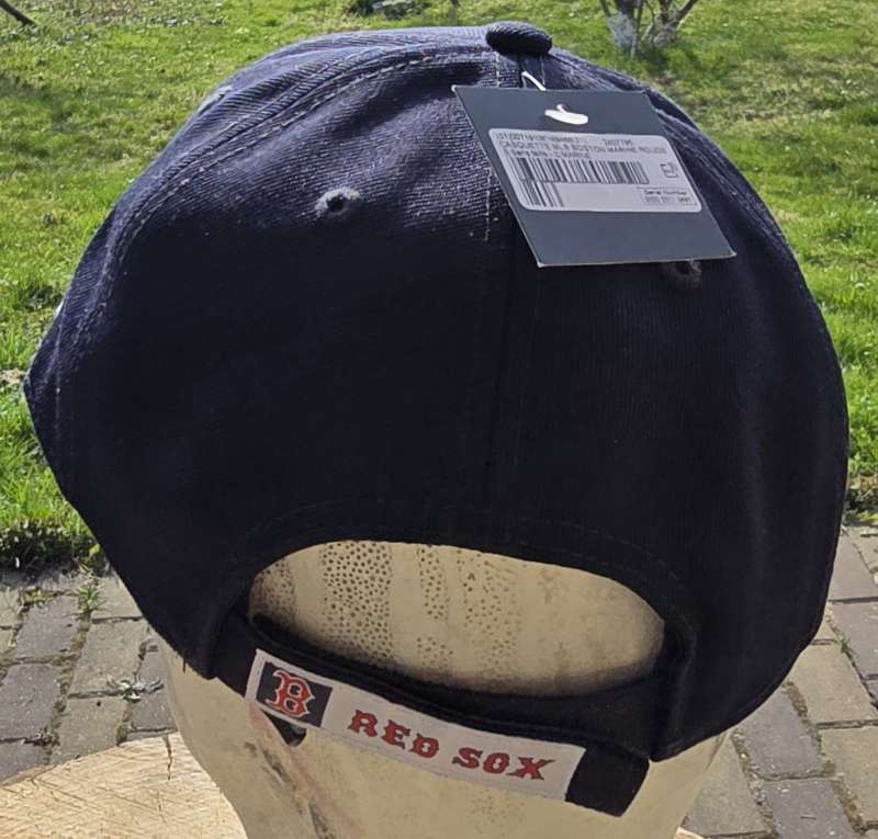 BOSTON MARINE ROUGE RED SOX NEW ERA 9FORTY Black