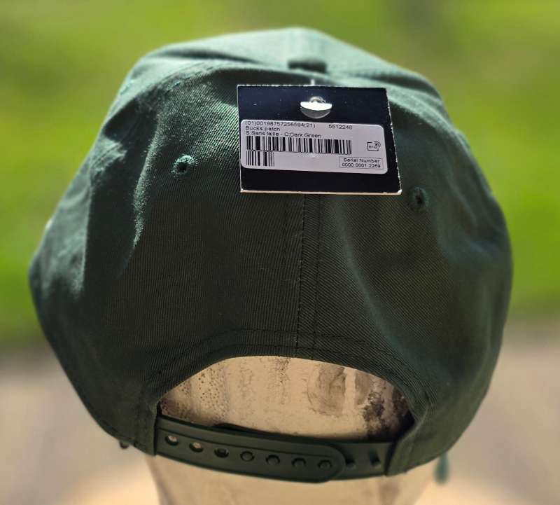 MILWAUKEE BUCKS Path BUCKS Path  NEW ERA 9FORTY dark green