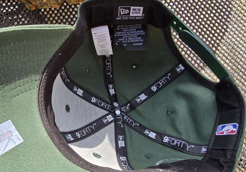 MILWAUKEE BUCKS Path BUCKS Path  NEW ERA 9FORTY dark green