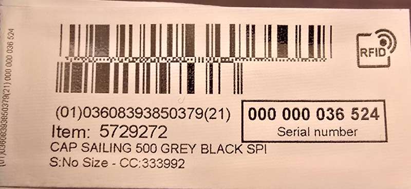 CAP SAILING 500 gray black