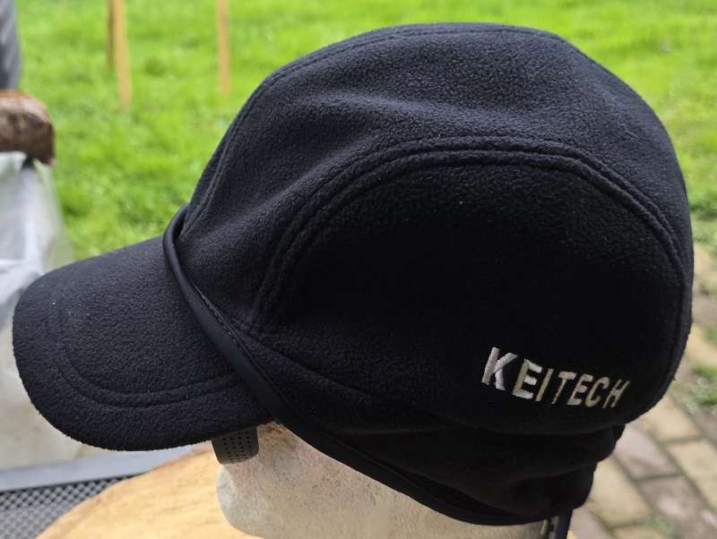 KEITECH Winter Fishing Cap black