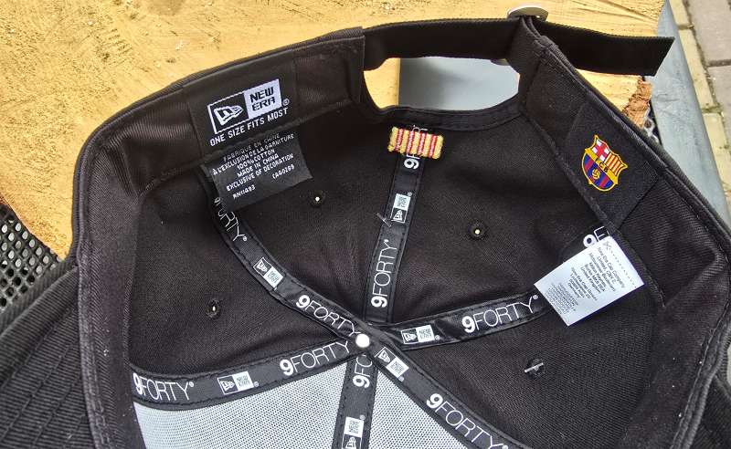 FC BARCELONA NEW ERA CAP 9FORTY black