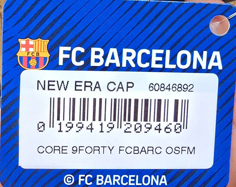 FC BARCELONA NEW ERA CAP 9FORTY black