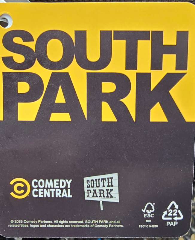 SOUTH PARK ass of black jeans