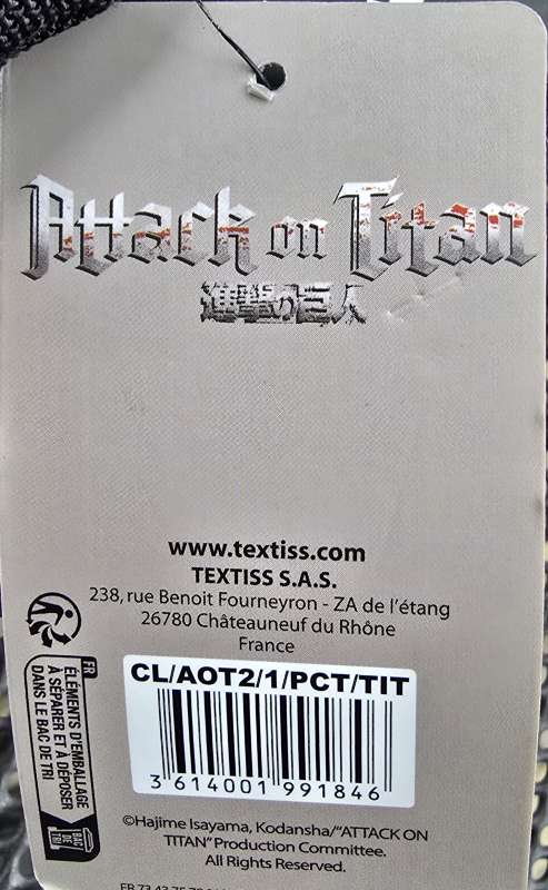 Attack On Titan black CAPSLAB