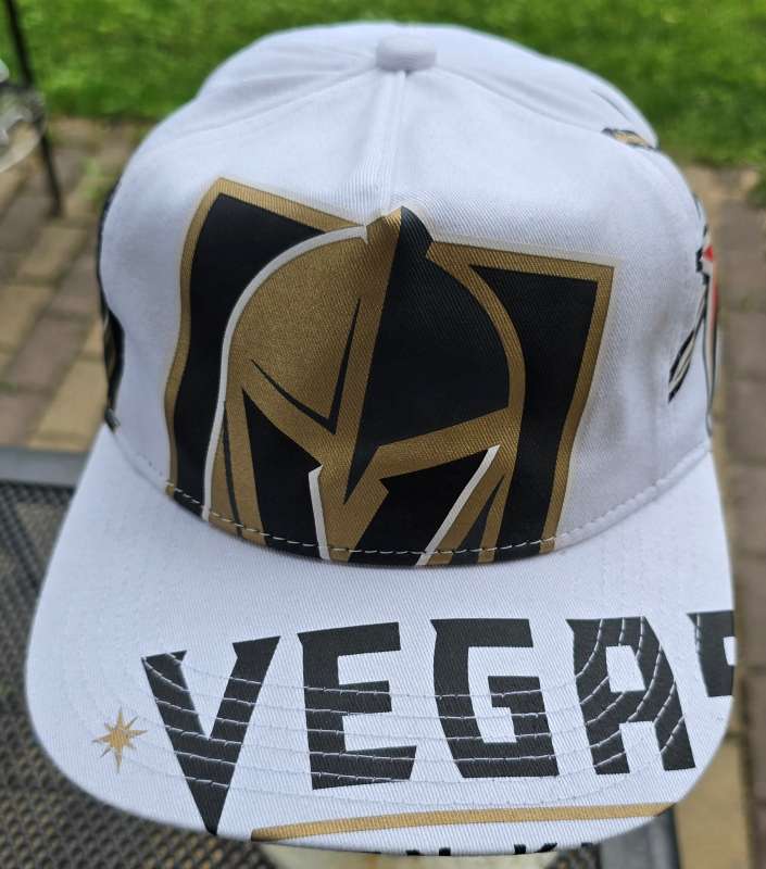 VEGAS,  Mitchell & Ness,  NOSTALGIA CO, PHILADELPHIA PA, NHL IN YOUR FACE DEADSTOCK white
