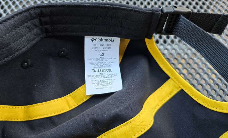 Columbia OMNI-SHIELD advanced repellency yellow black