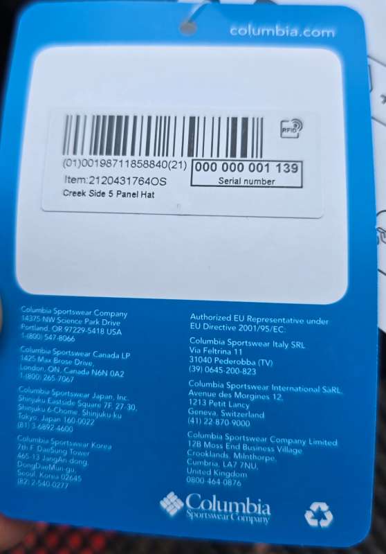 Columbia OMNI-SHIELD advanced repellency yellow black