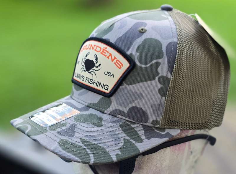 GRUNDENS ALWAYS FISHING TRUCKER MARSCH CAMO camouflage