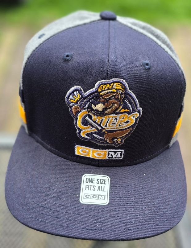  Erie Otters CCM gray navy