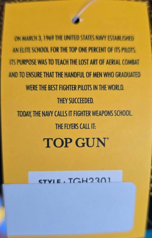 TOP GUN black yellow