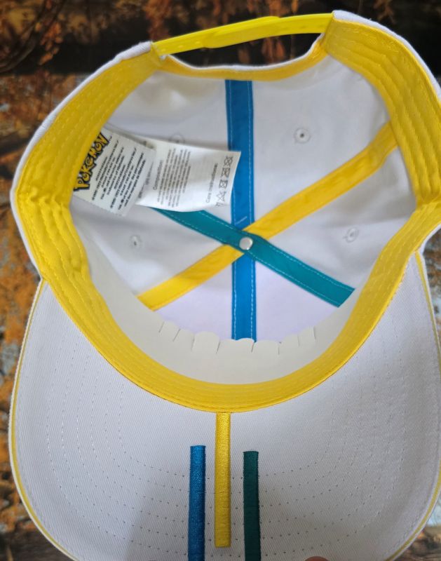 Difuzed Pockemon Adjustable Cap white