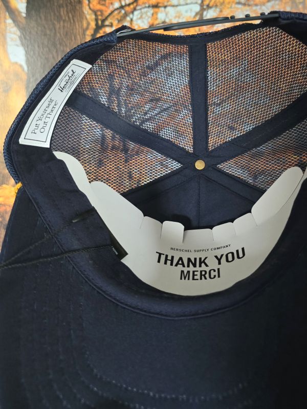 Herschel Marina Mesh Yachting Cap Darkest Navy