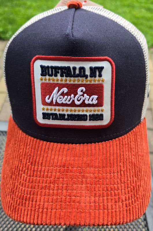 Buffalo NY NewEra orange dark blue white
