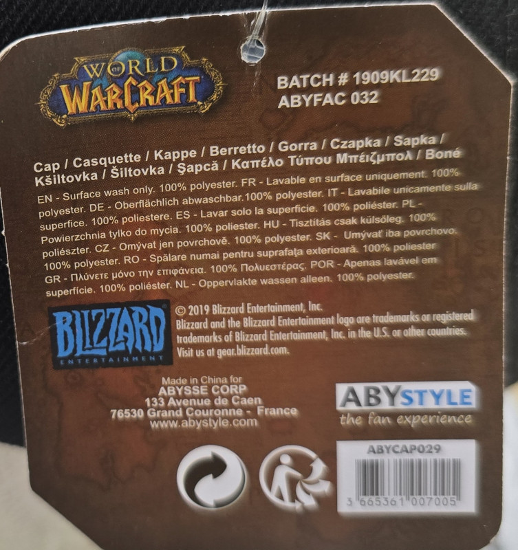World Of Warcraft dark blue black