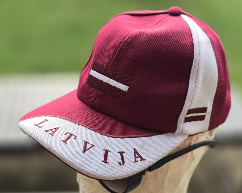 Latvija red white