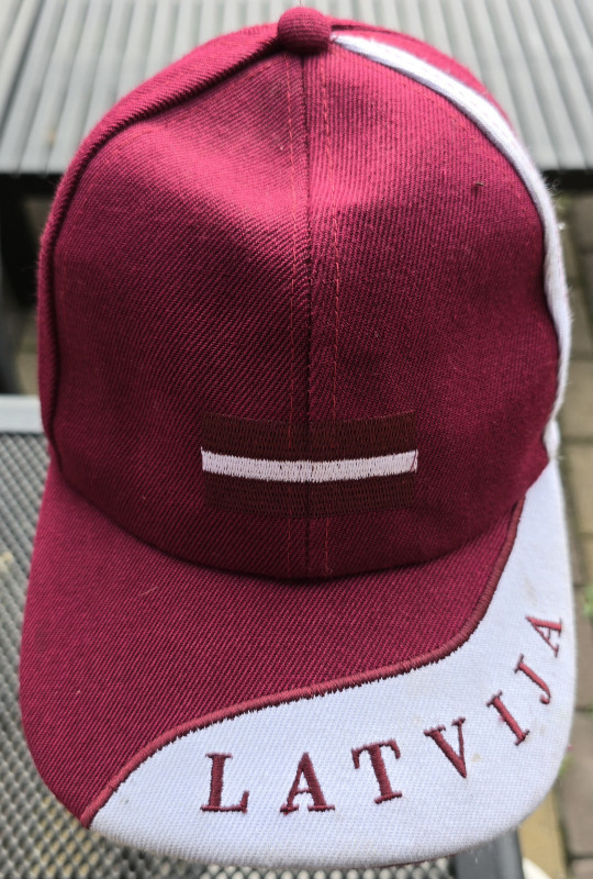 Latvija red white